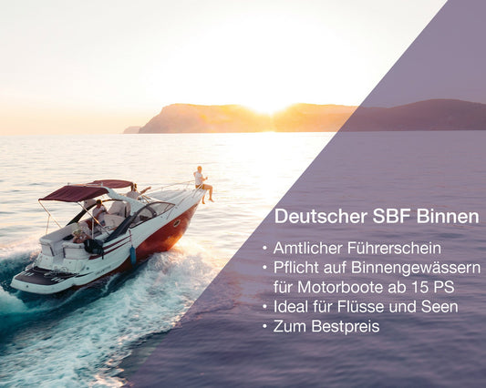 SBF Binnen, günstig, schnell hier abschließen