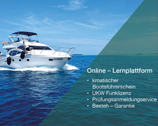 Interaktive Online-Lernplattform für den kroatischen Bootsführerschein – bequem von überall lernen. Perfekte Vorbereitung auf das Küstenpatent Kroatien mit Lernvideos, Prüfungssimulationen und allen Prüfungsfragen auf Deutsch