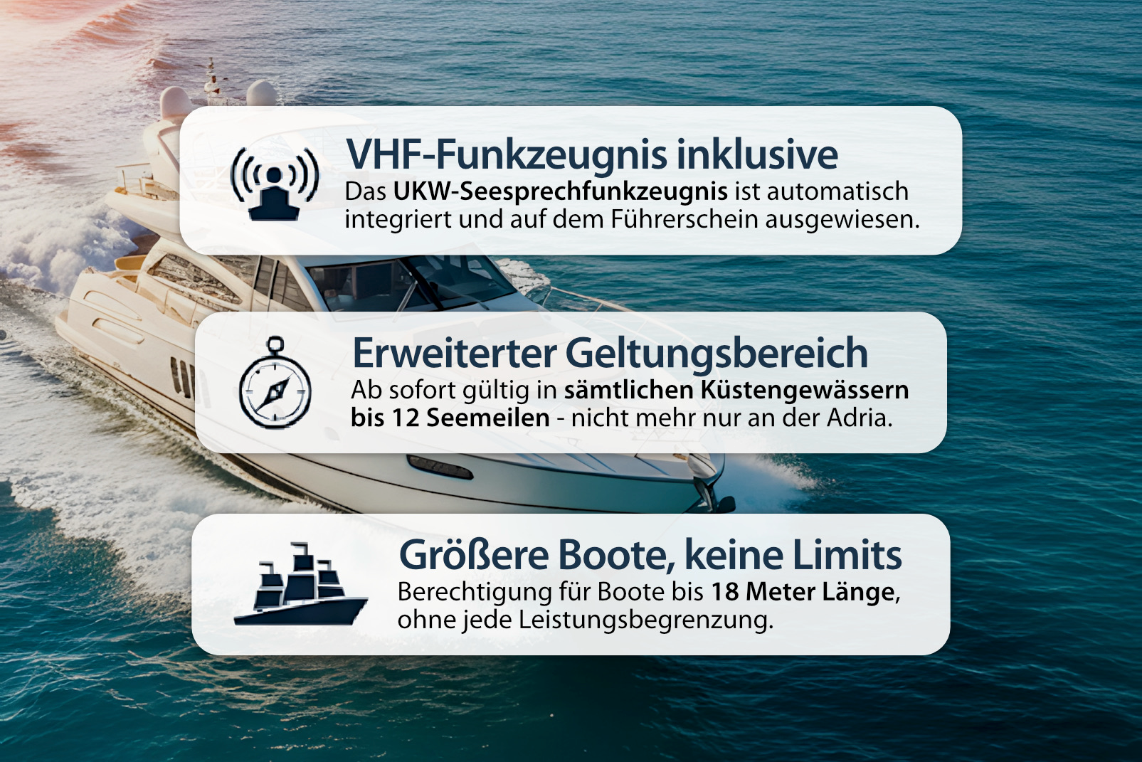 Kroatisches Küstenpatent Upgrade